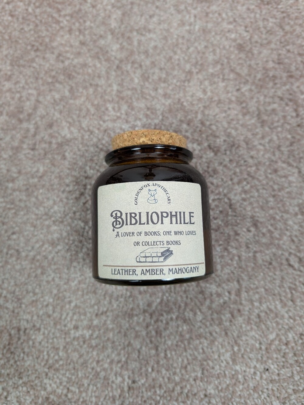 GoldenFox Apothecary Bibliophile Candle 🤎